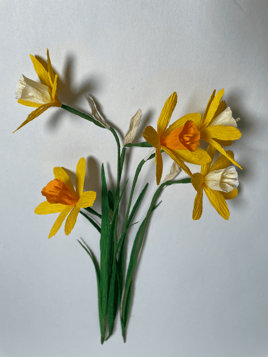 Paper daffodils